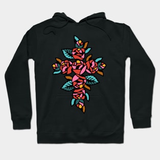 Flower cross Hoodie